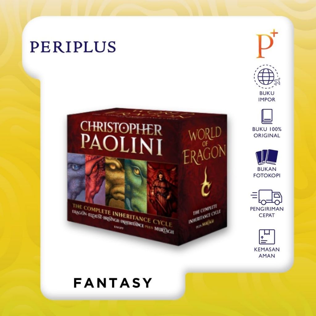 World of Eragon 5 by Christopher Paolini - Book Paperback Boxed Set - 9798217116485