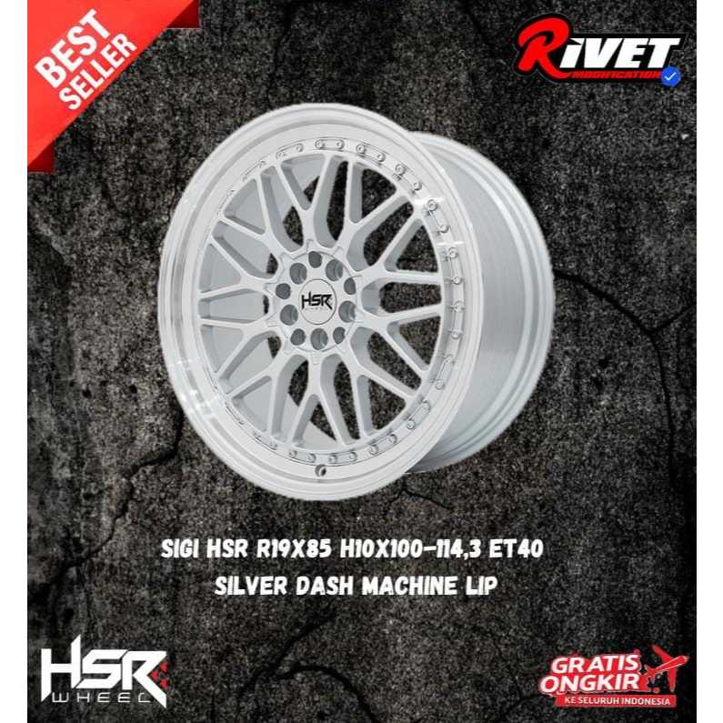 VELG MOBIL INNOVA ZENIX CAMRY ACCORD HARRIER Dll PELEK HSR SIGI RING 19 PCD 5X100-5X114,3 LEBAR 8,5