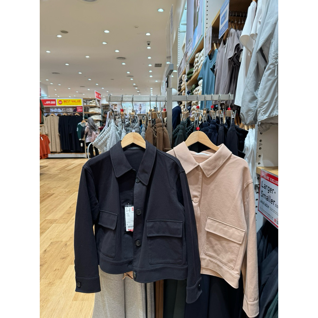 Uniqlo Jaket Pendek Jersey Sale