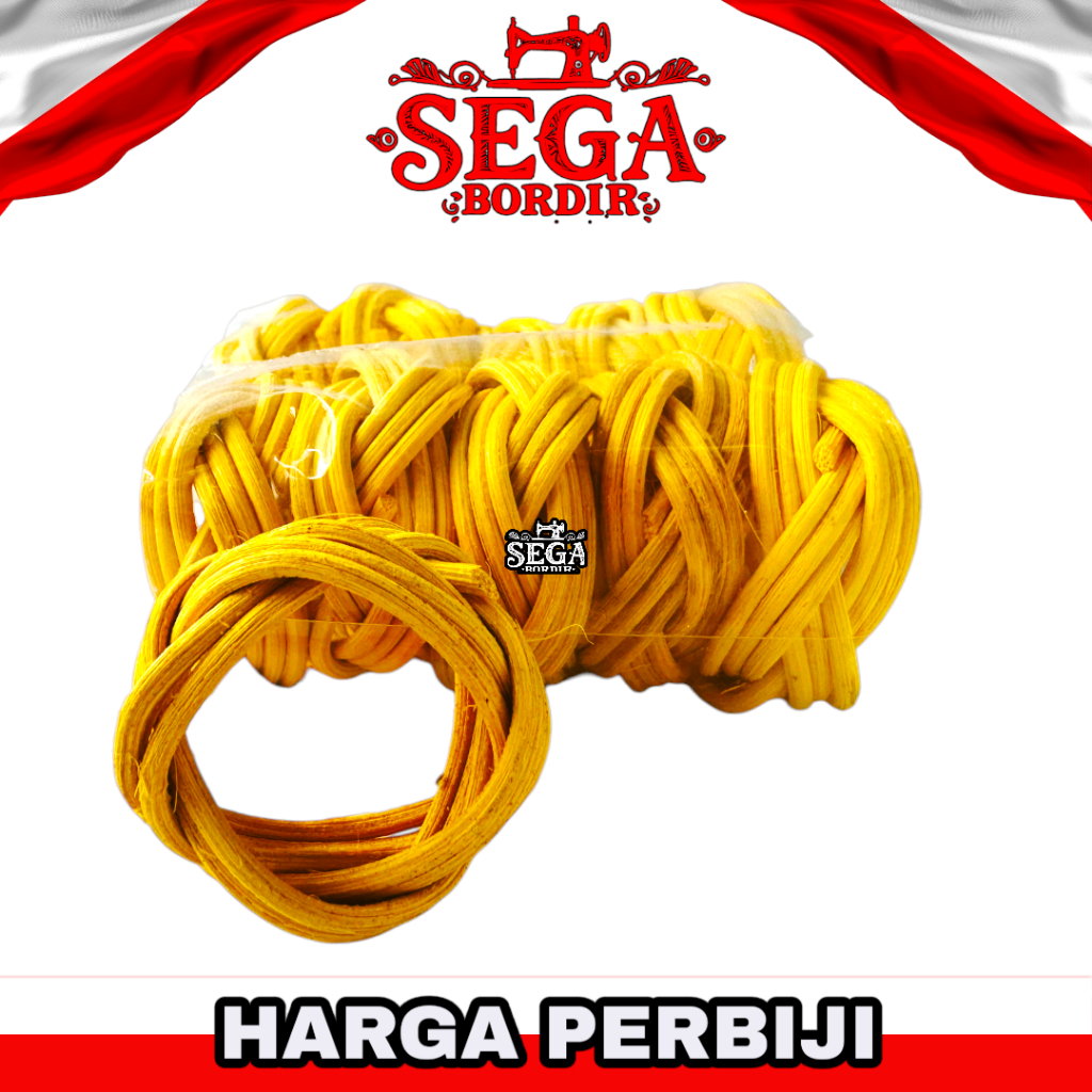 Ring kolong Rotan Super Bijian Pernis / Ring Hasduk Pramuka Rotan Super