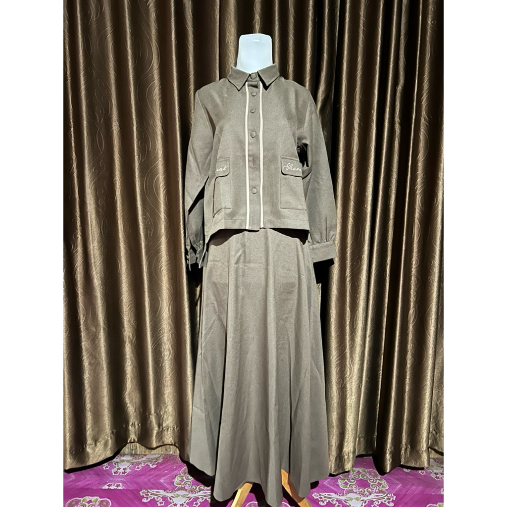 Shyana Set Embroidery Shararea NEW