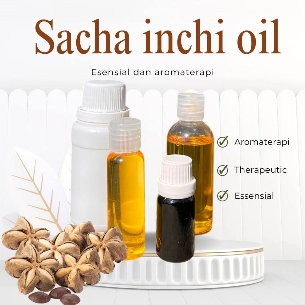 100ml Minyak Minyak Kacang Sacha Inchi Essential Oil - Minyak Sacha Inchi Carrier Oil