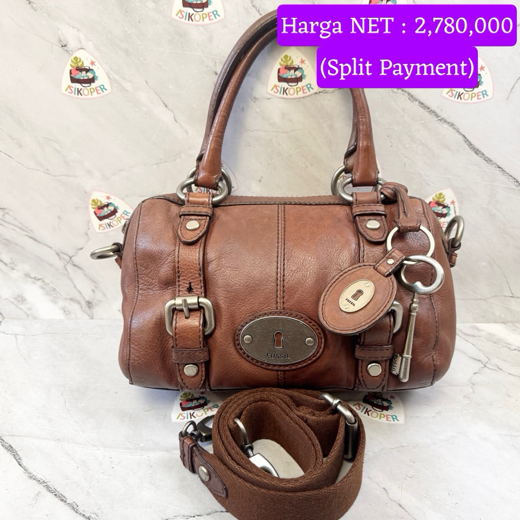 359 NET-Preloved Fossil Speedy Maddox Small Dark Brown Espresso