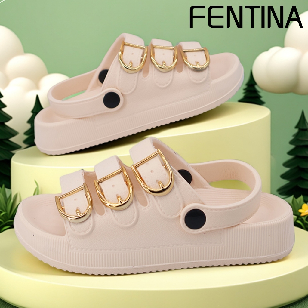 FENTINA Sandal Anak Perempuan Kekinian Sandal Fuji Anak Cewek Baim Sandal Jelly Baim Anak Perempuan