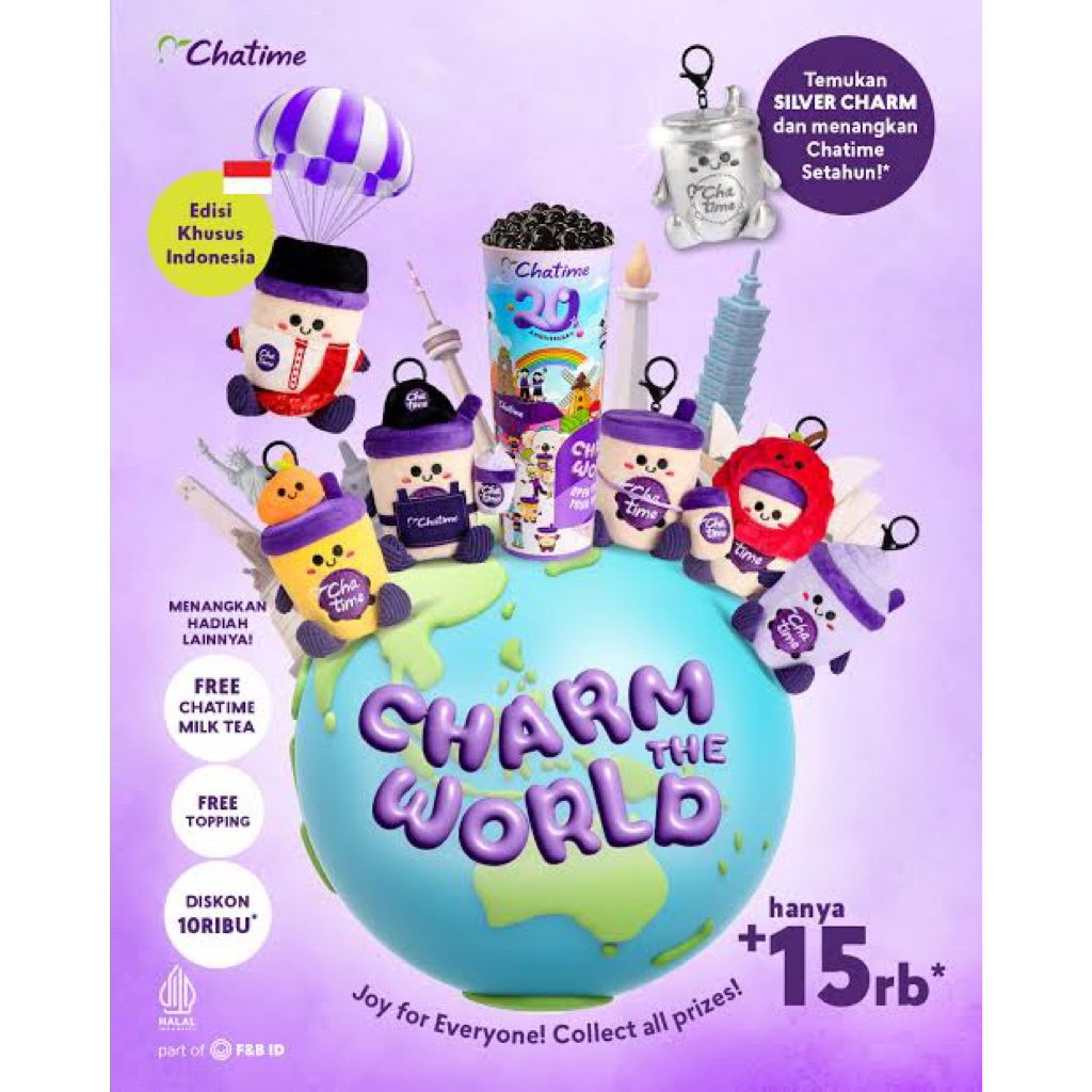 Chatime Charm the World Plush
