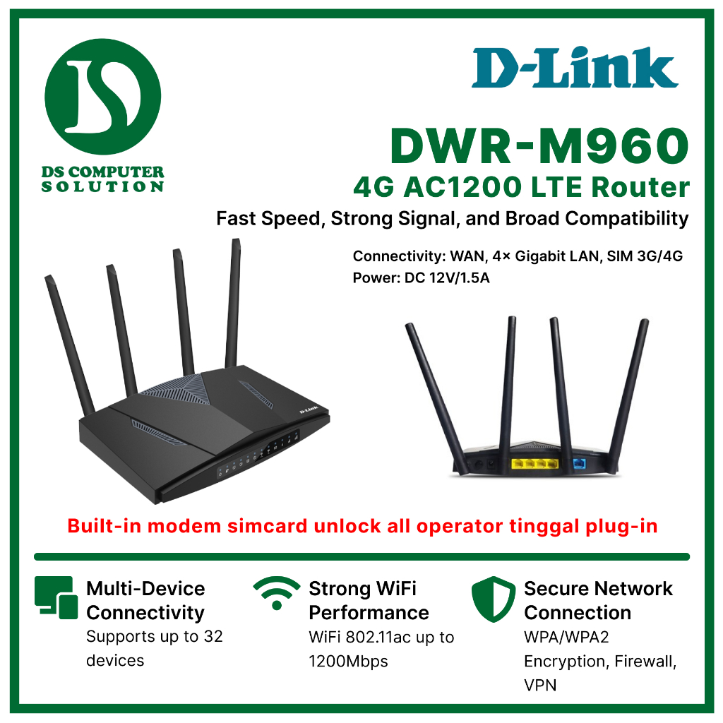 Router D-Link DWR-M960