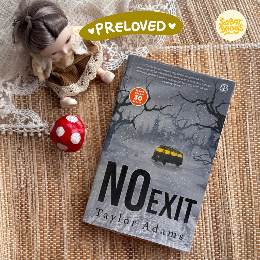 PRELOVED No Exit - Buku Bekas/Second book Original