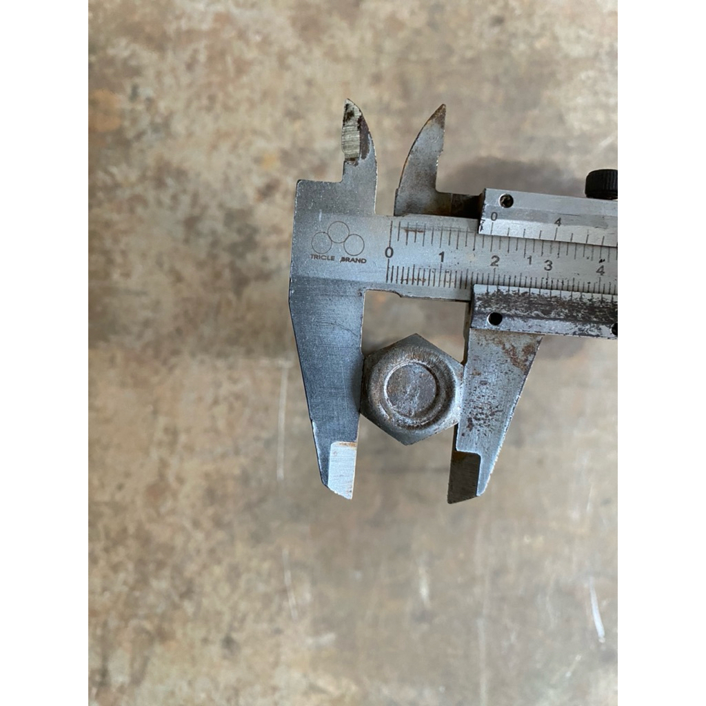 Baut Baja/Baut Balok Kayu Kunci 19 Panjang 15cm