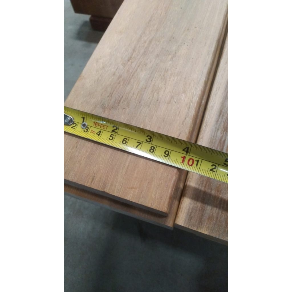 Decking kayu ulin kalimantan tebal 3 cm lebar 10 cm