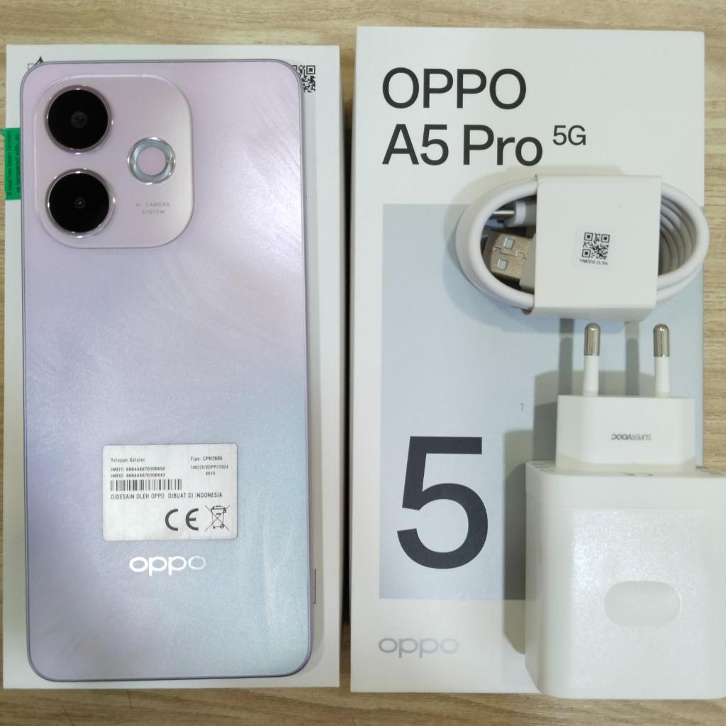 OPPO A5 Pro 5G 8GB/256GB | 5800 mAh | ex demo | Garansi Resmi