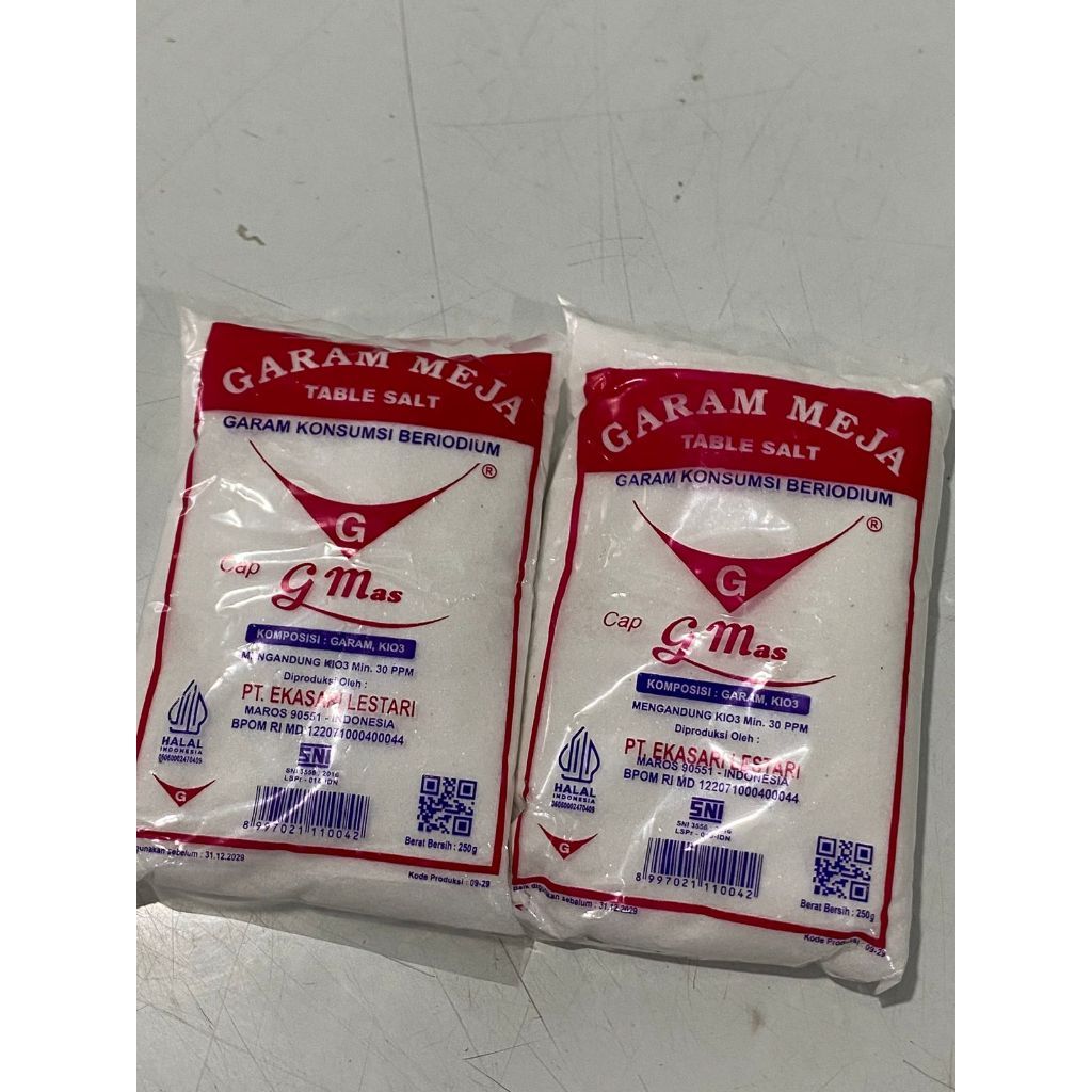 Garam Halus 250 gram Garam meja Garam beryodium