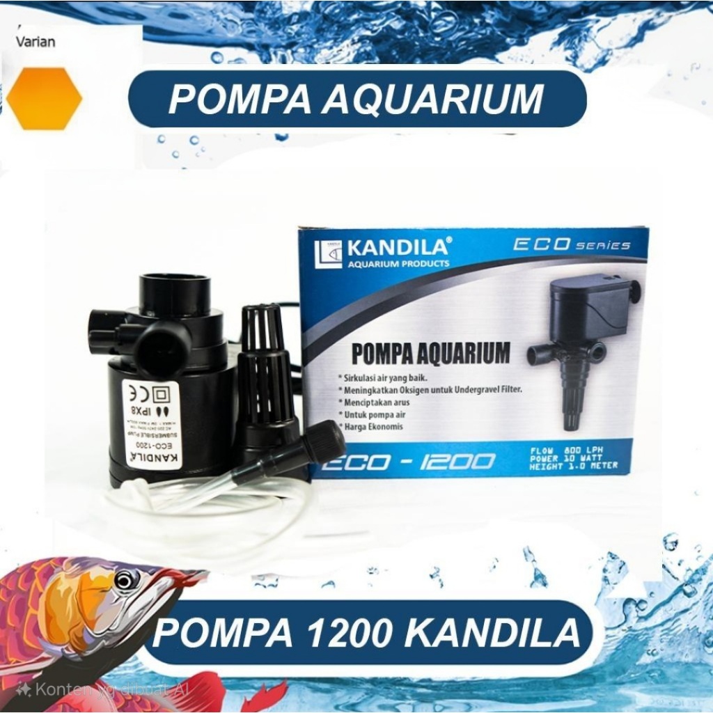 KANDILA PH 1200 / Pompa Aquarium / Filter Aquarium