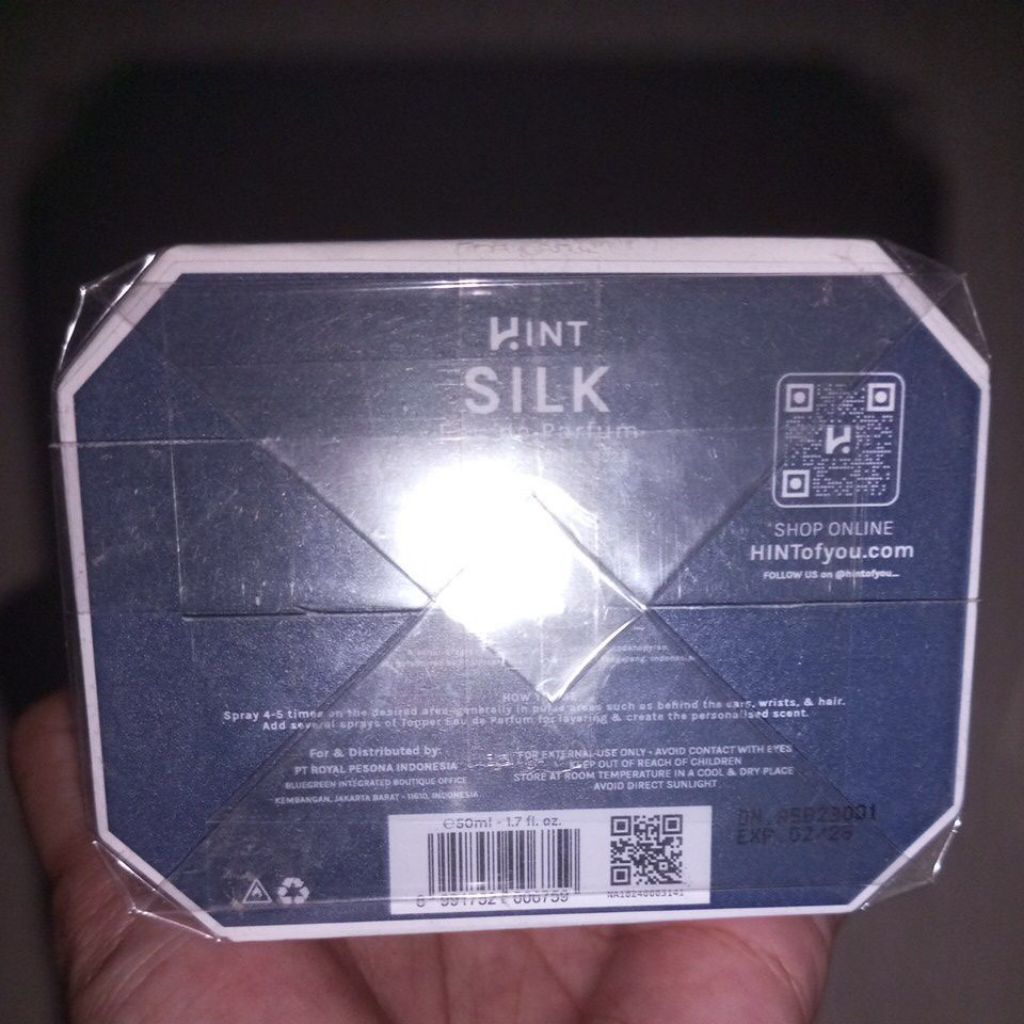 HINT EAU DE PARFUM SILK