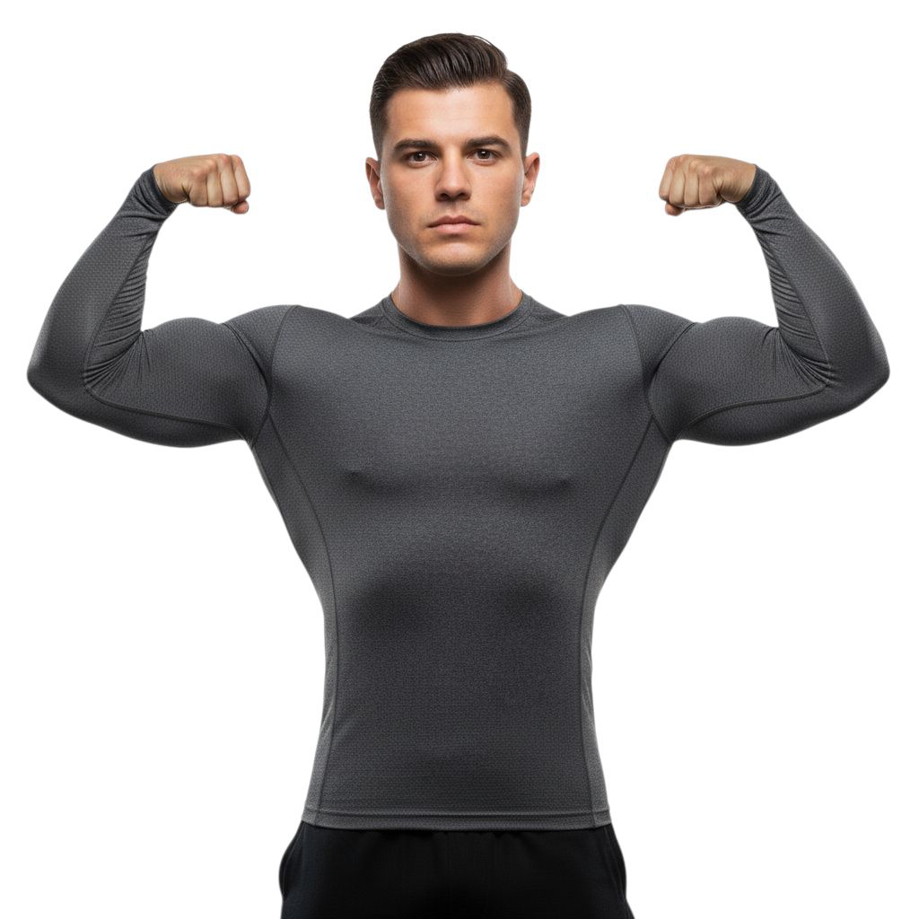 baju manset lengan panjang baju olahraga lengan panjang pria gym manset olahraga pria lengan panjang