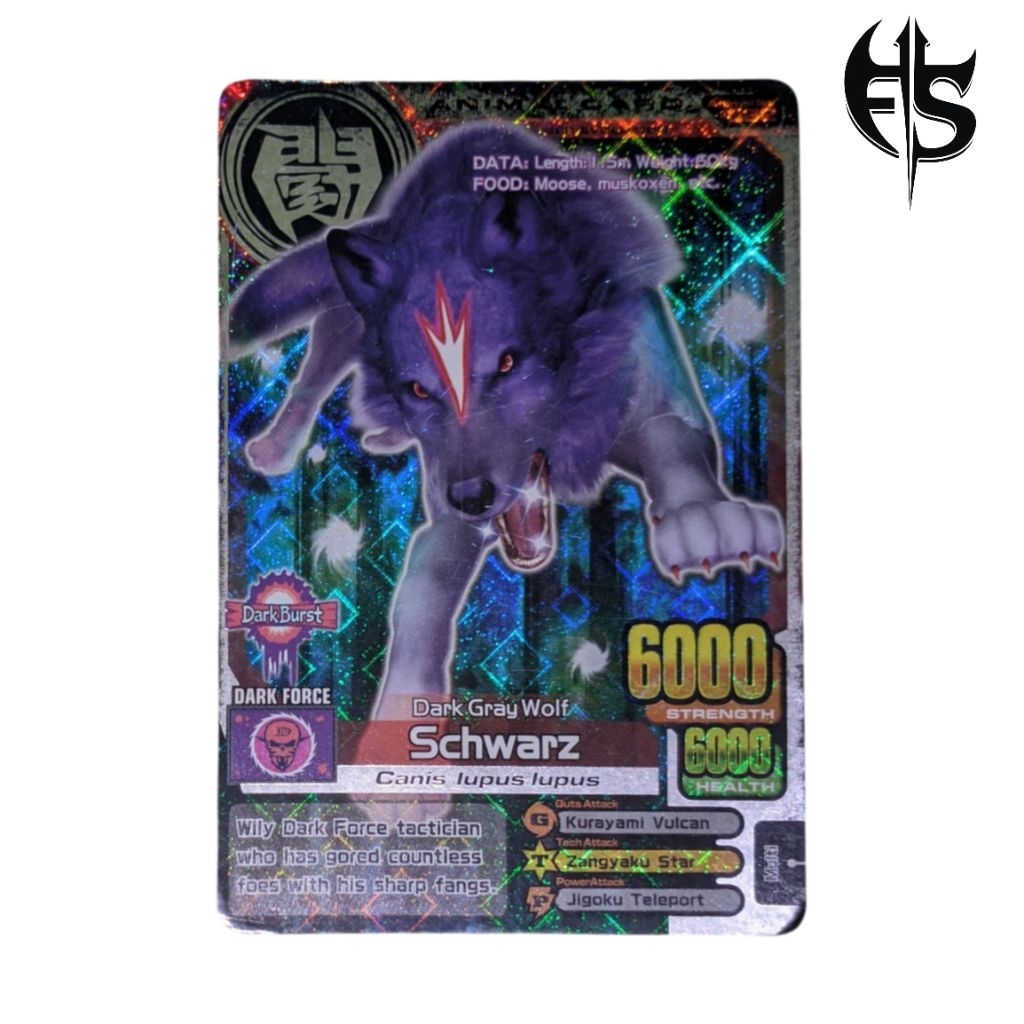 ANIMAL KAISER CARD Schwarz