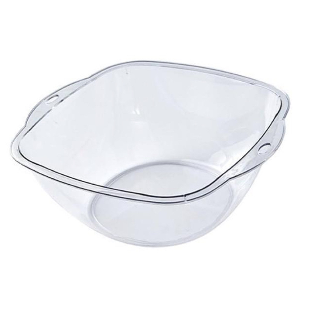 Baskom bening/baskom akrilik/wadah akrilik es buah/baskom multifungsi akrilik bening