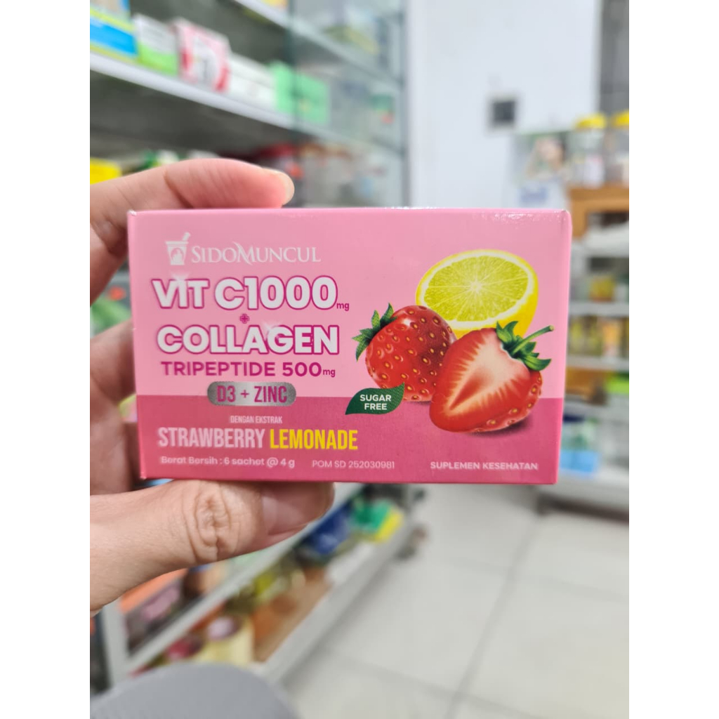 VITAMIN C1000 SIDOMUNCUL COLLAGEN D3 ZINC VITAMIN KULIT