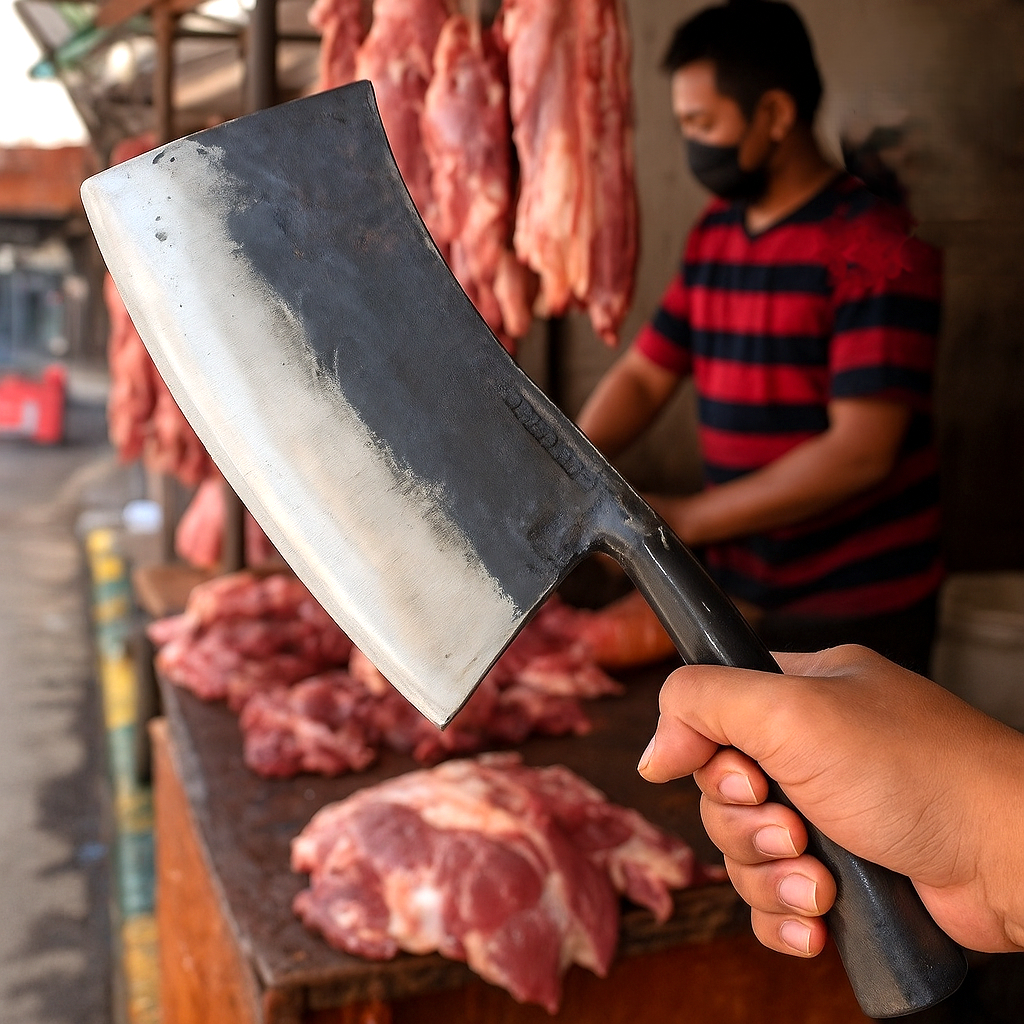 Pisau daging /pisau cacah tulang ayam/daging sapi