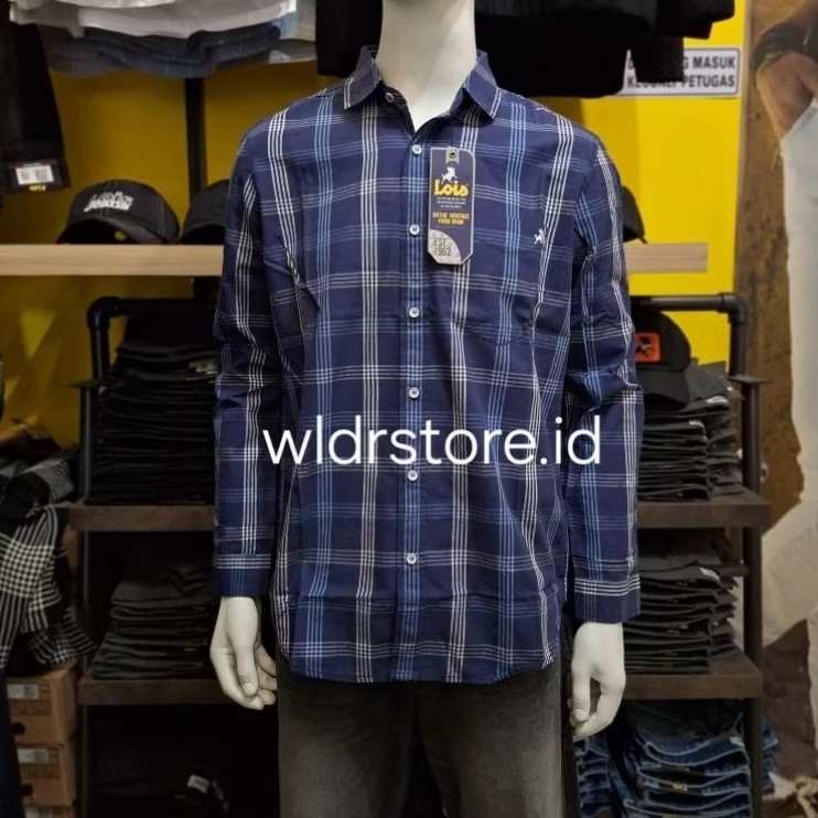 KEMEJA PRIA BRAND LOIS ORIGINAL SLIMFIT 423