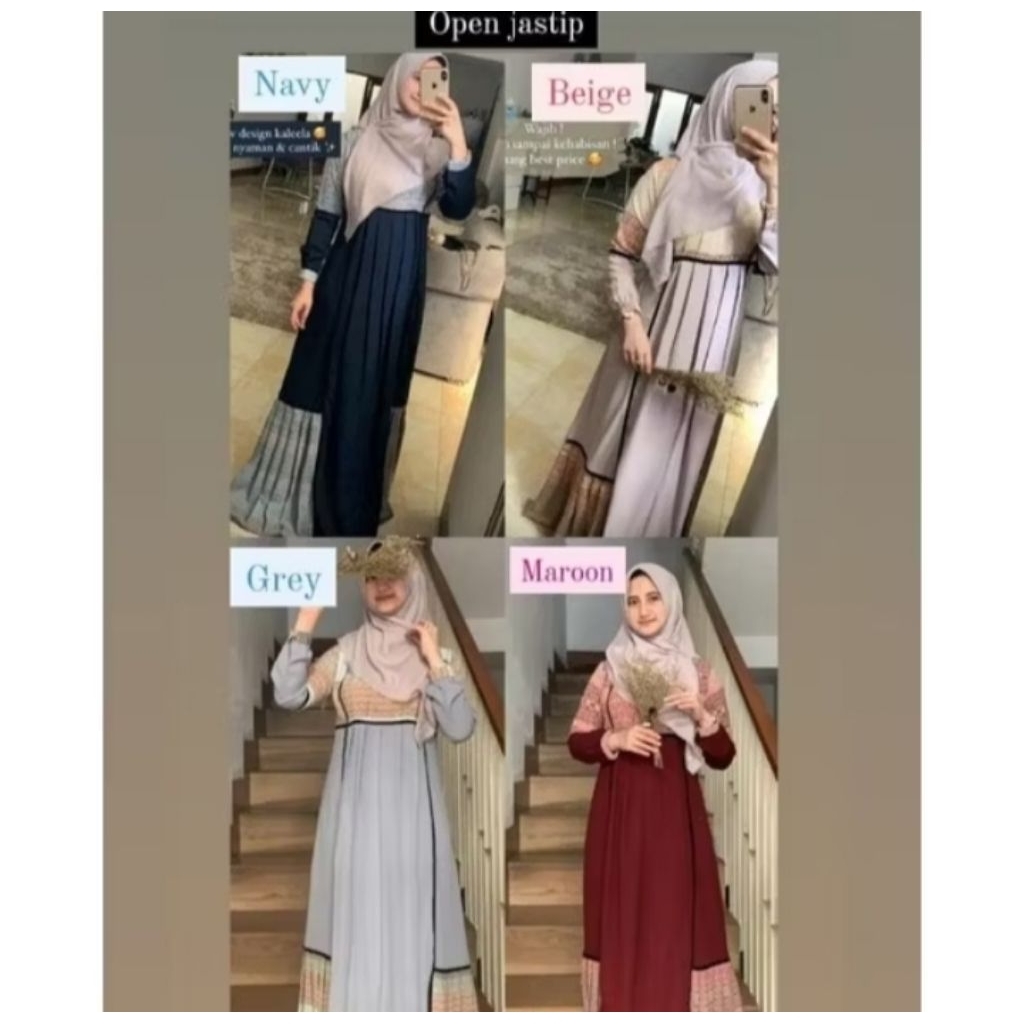 javina_official jameela beige dress javina s