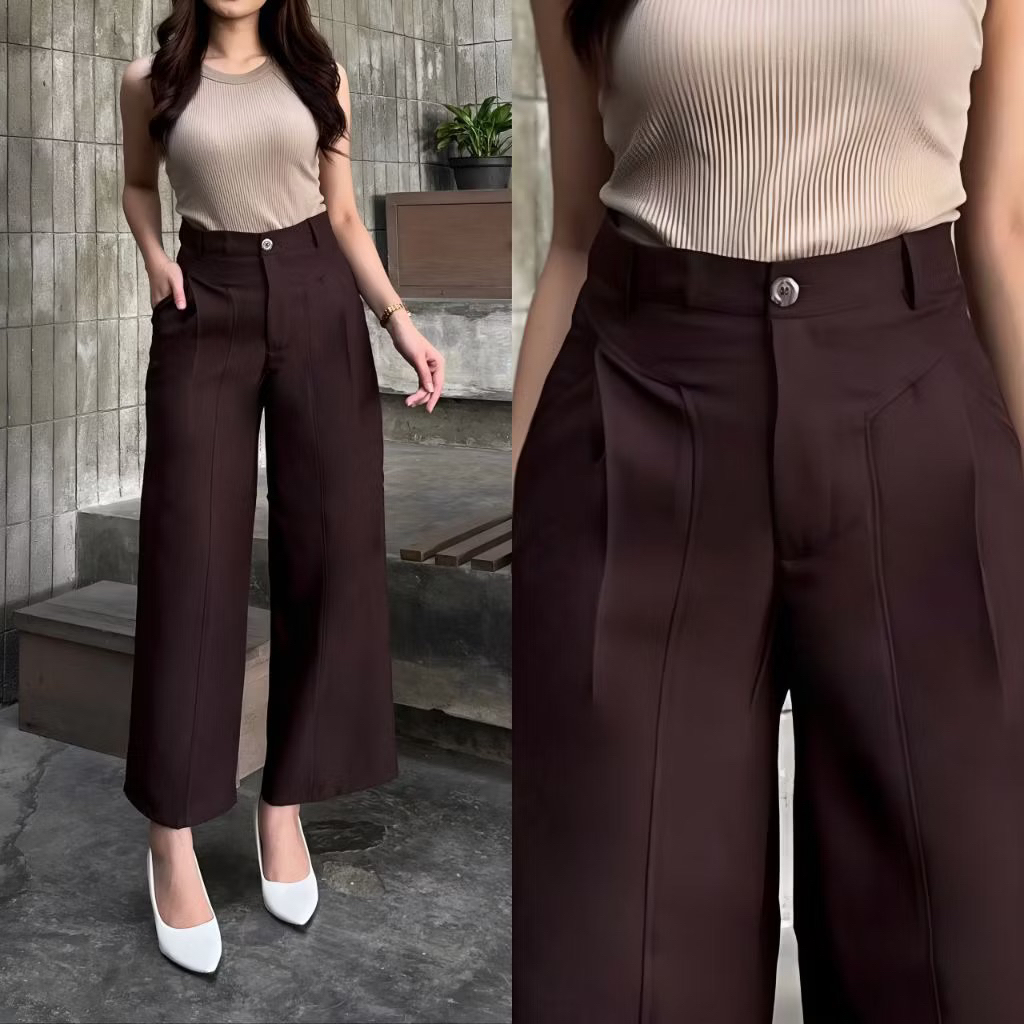 pantshe Kea pant Loose pant semiwoll