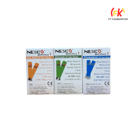 Nesco Strip Tes Gula Darah | Kolesterol | Asam Urat