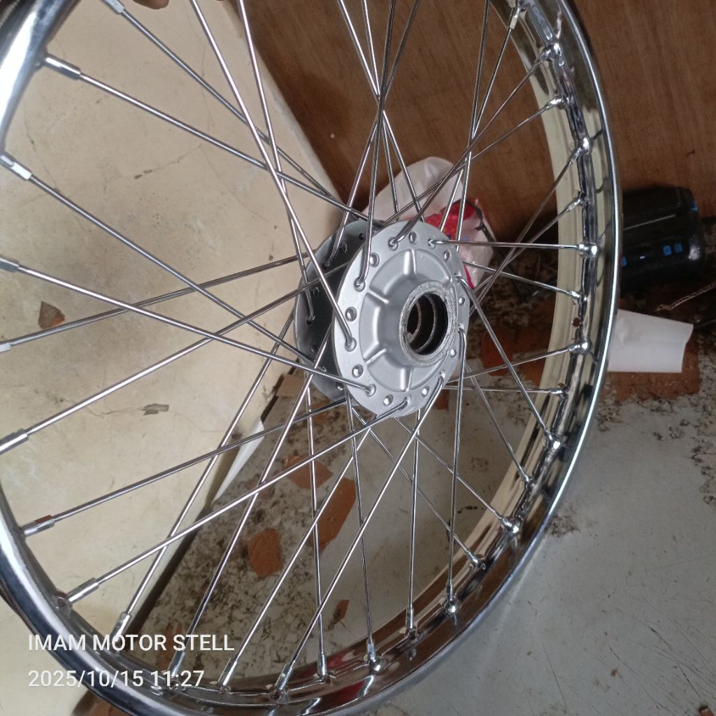 velg depan ring 21x160 ori DID siap pasang all motor