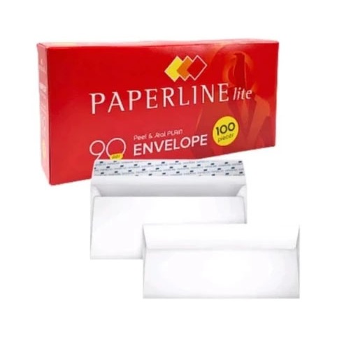 AMPLOP PAPERLINE 90 PPS PUTIH POLOS / AMPLOP UANG