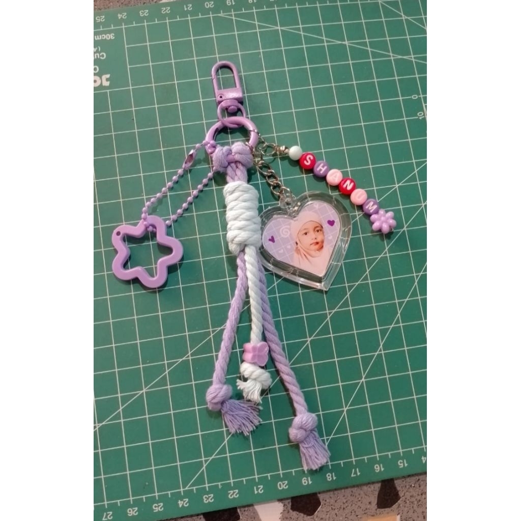 bag charm + foto gantungan akrilik