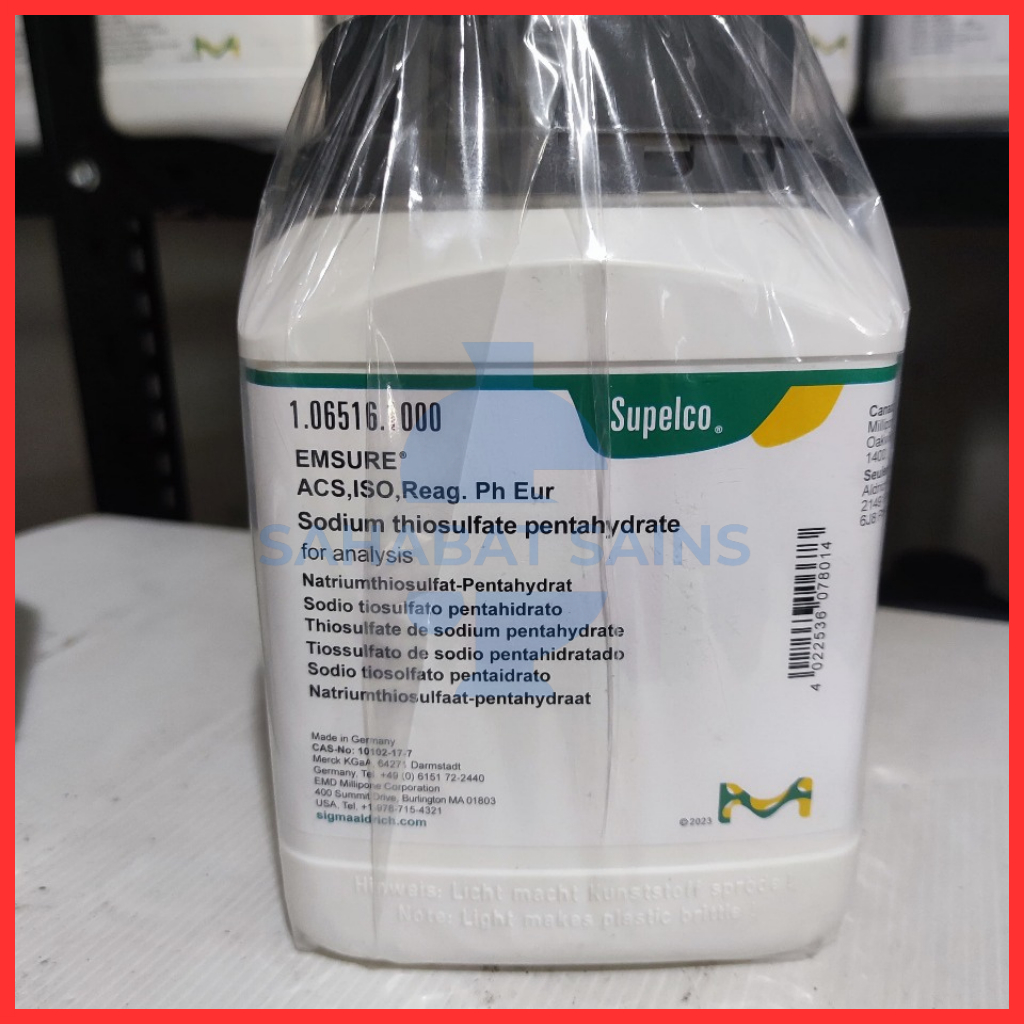 Sodium Thiosulfate Pentahydrate / Natrium Tiosulfat Pentahidrat Pro Analis / Na2S2O3.5H2O Repack