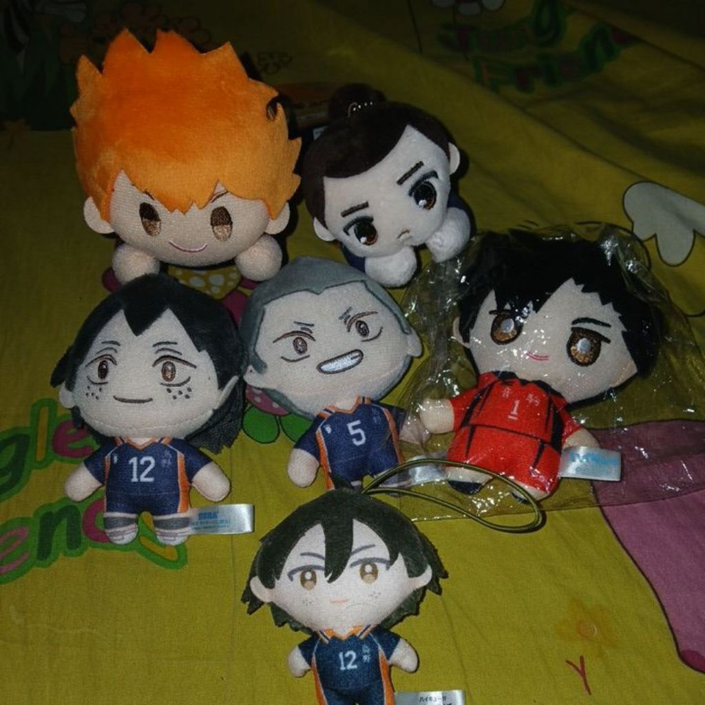 Jual Boneka Anime Haikyuu- Haikyuu Anime Plush Hinata Shoyo Yamaguchi Kageyama Kuro Tanaka Asahi Tsu