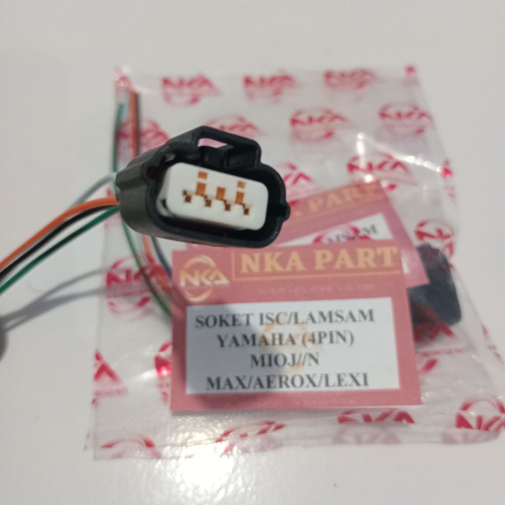 kabel soket lamsam isc 4pin yamaha mio j nmax aerox lexi