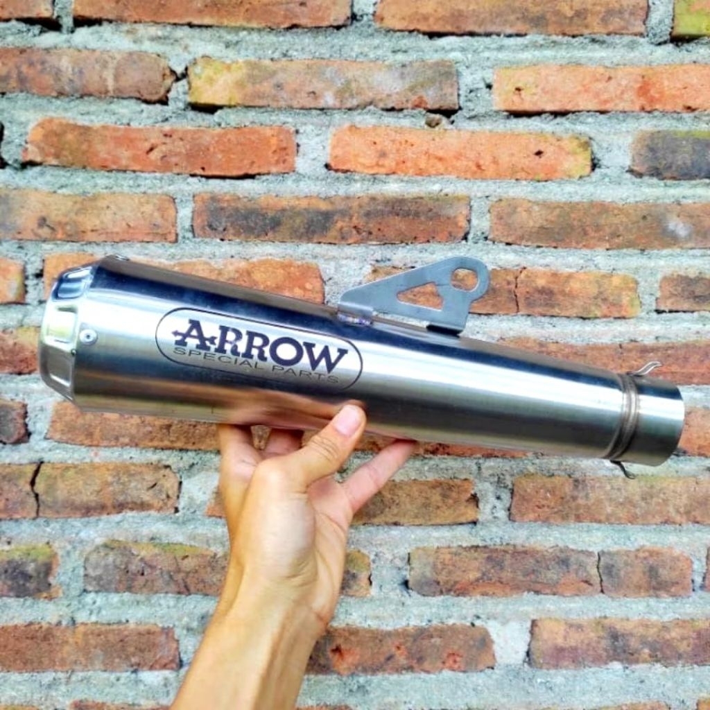 KENALPOT MOTOR TIPE ARROW SILENCER saja diameter 50mm