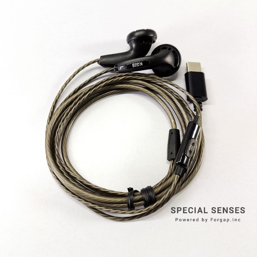 Earphone Heavy Bass Type C KGIS With Mic
