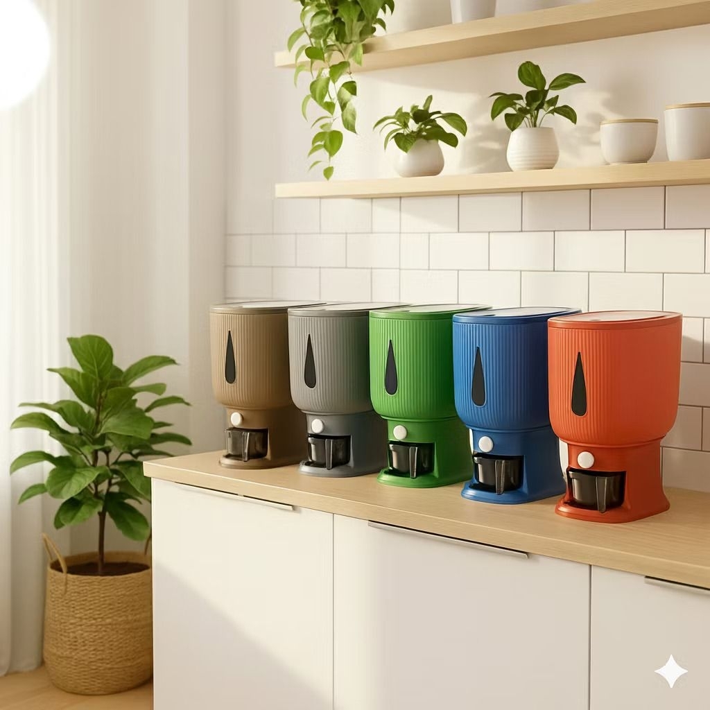 DISPENSER BERAS TRILINS 10kg/DISPENSER BERAS 10kg NEW