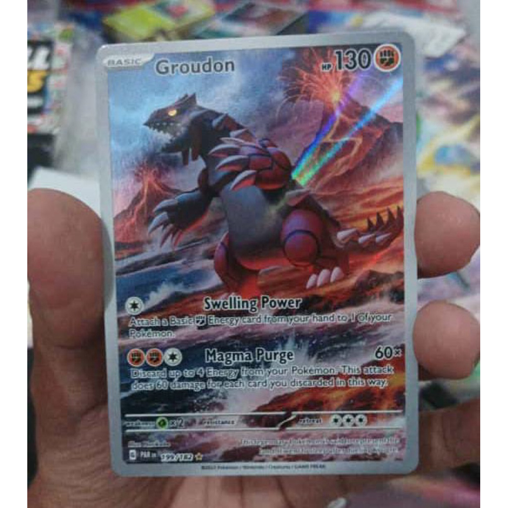 Judul Kartu Pokemon Groudon AR English