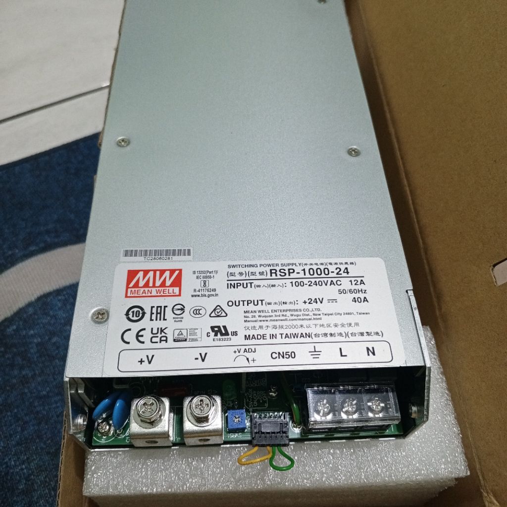 MEAN WELL RSP-1000-24 POWER SUPPLY 24V 40A