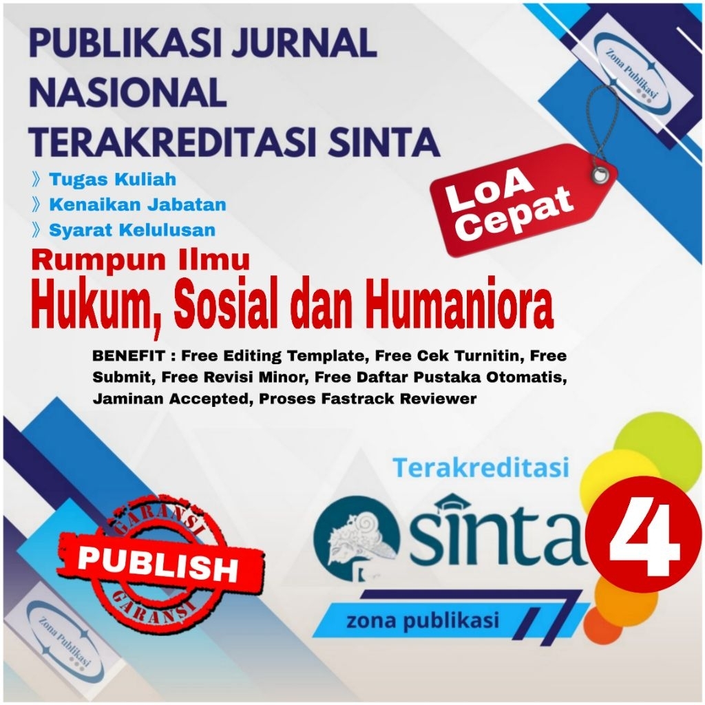 Publikasi Jurnal Hukum Sinta 4 Fastrack