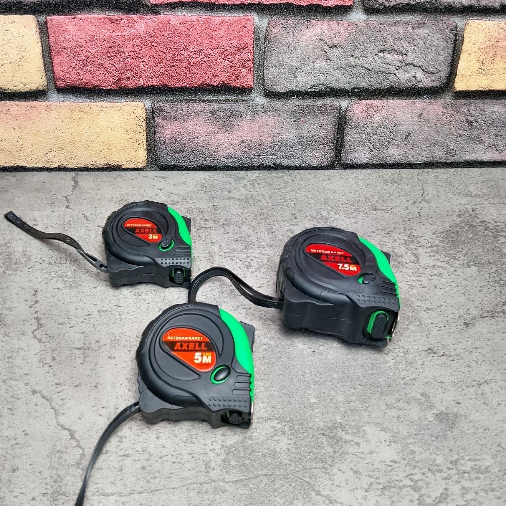 Meteran tukang, pengukur tukang bangunan 3meter, 5meter,7,5meter