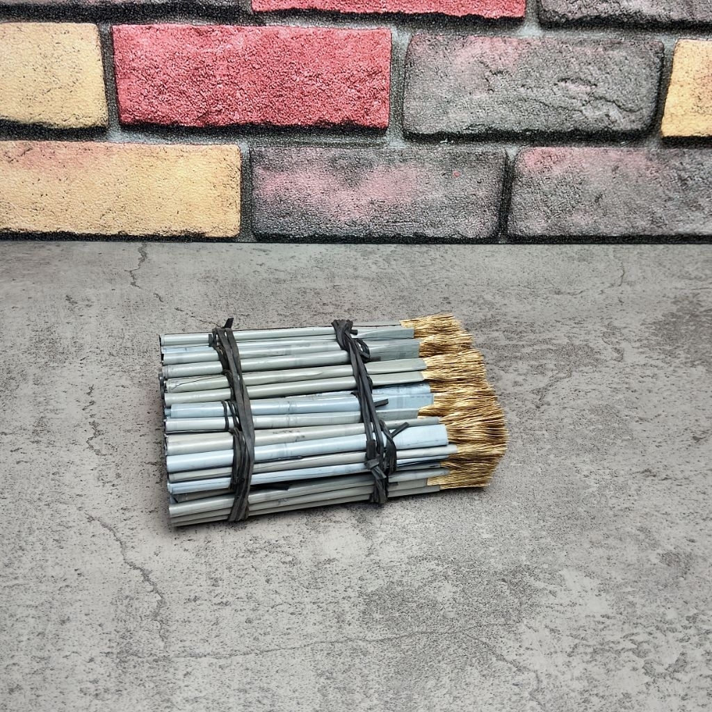 kuas kawat Kuningan 100 biji ( 100 pcs )