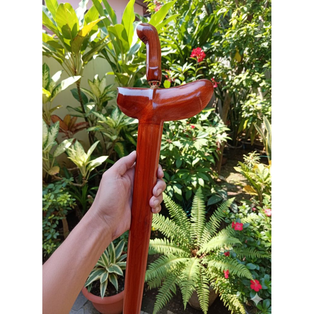 warangka keris gayaman jogja finising coklat lengkap dengan mendak