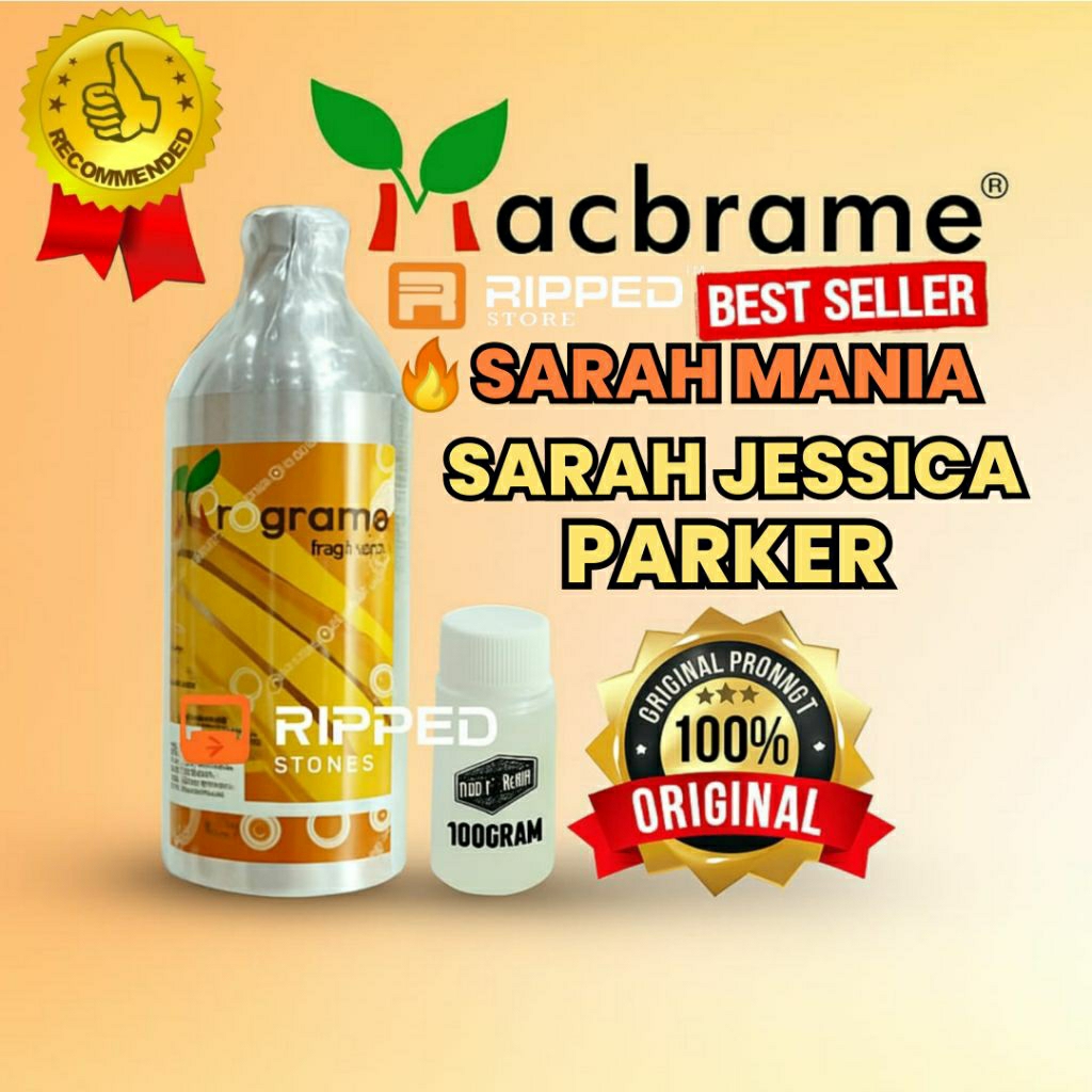 100ml Sarah Mania Bibit Parfum Murni Sarah Jessica Parker By Macbrame Original
