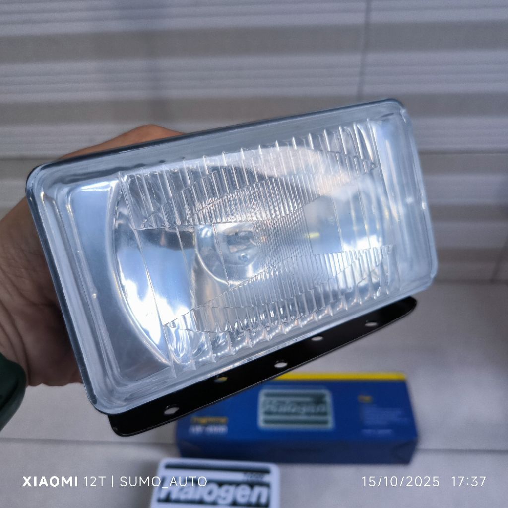 sepasang lampu fog lamp comet 450 lampu halogen lampu tembak model kotak comet 450