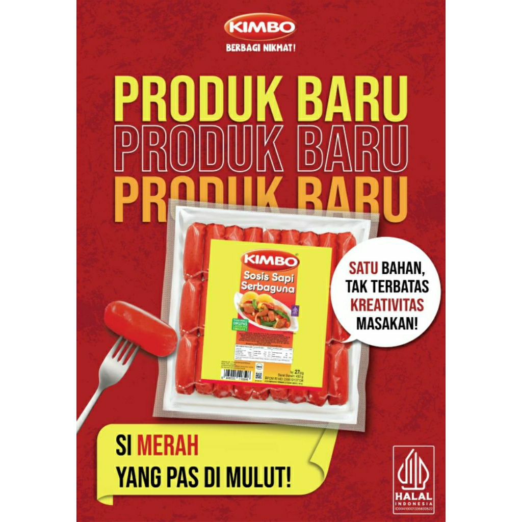 KIMBO COOCKTAIL SERBAGUNA/ SOSIS SAPI SERBAGUNA