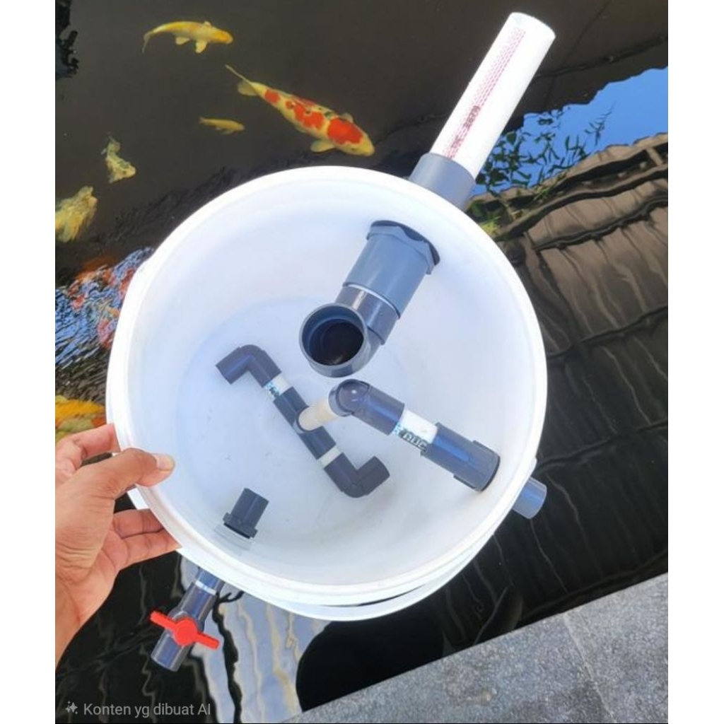 Filter ember tong filter kolam
ikan hias - Ember + Media