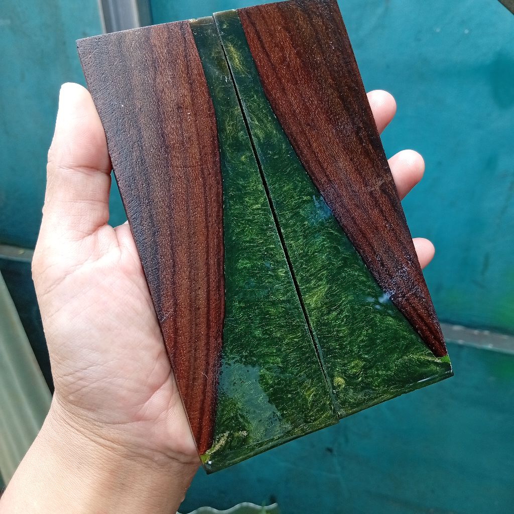 kayu sonokeling akar hybrid bookmatch