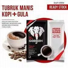Kopi Gajah kopi + gula pisah dan Gajah Kopi mix serenteng 10 sachet @23g