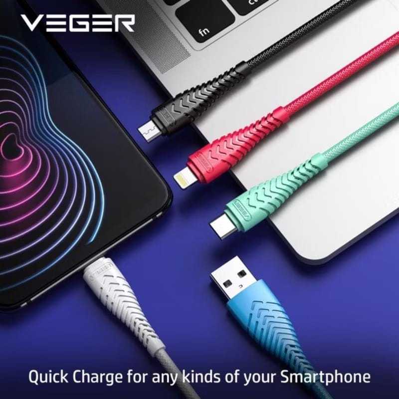 V110 Kabel Charger Type C Veger  Kabel Casan Veger Original V110 TYPE C