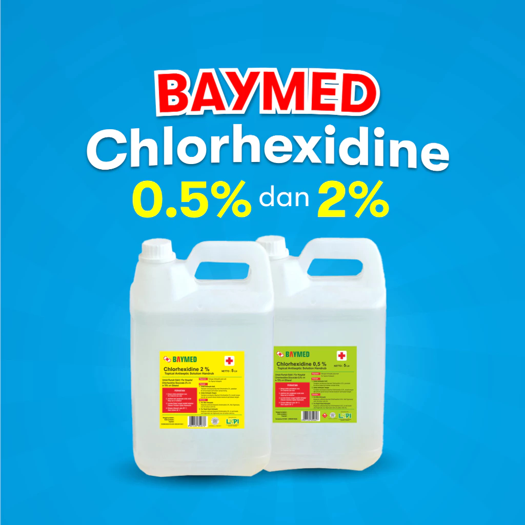 BAYMED - Chlorhexidine 5 liter CHG 2%  CHG 0,5% Handsanitizer/Handrub/Handwash