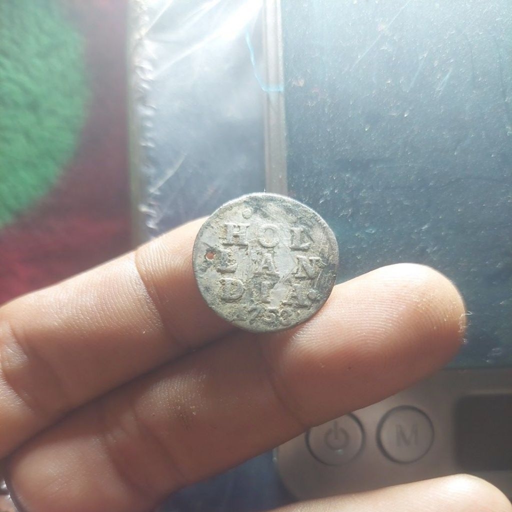 koin perak holandia 1753 asli